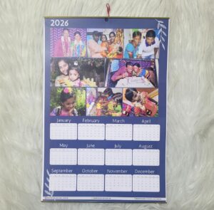2026 Personalised Wall Calendar | Design 1 | 8 Photos
