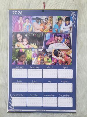 2026 Personalised Wall Calendar | Design 1 | 8 Photos