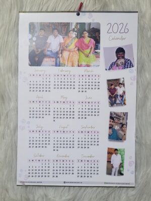 2026 Personalized Wall Calendar | Design 4