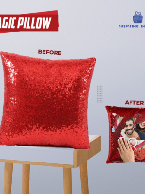 Magic Pillow with Photo or Quote Sequence Pillow Inspiring Indians Inspiring Indians