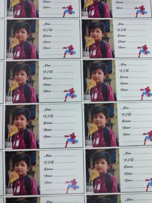 School Name Labels for Kids