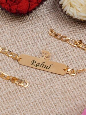 Brass Rakhi Bracelet 3.0