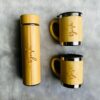 Wooden Flask Cup Set 4.0
