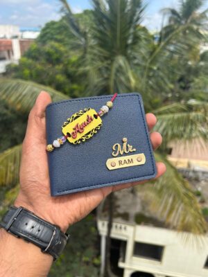 Coin Pouch wallet & MDF name Rakhi