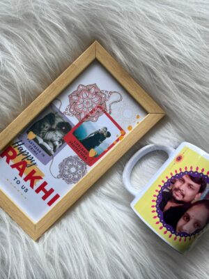 Customized Rakhi frame and Customized Rakhi Mug