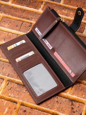 Nexon 2 Fold Button Lock Ladies Wallet