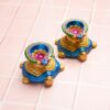 Hand painted Clay Diya 2.0