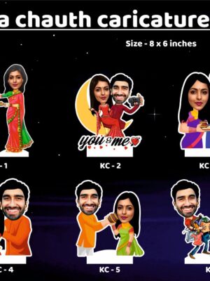 Karwa Chauth theme Caricature