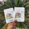 White Printed Passportcover