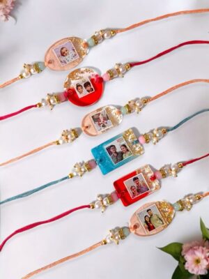 Resin Photo Rakhi