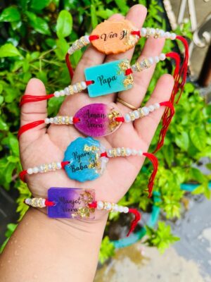 Resin Name Rakhi