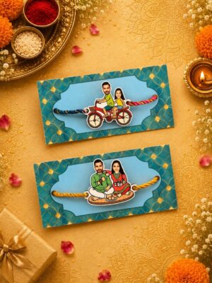 Caricature photo Rakhi