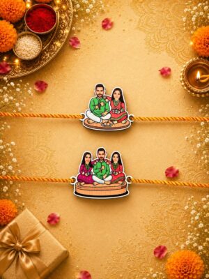 Caricature photo Rakhi